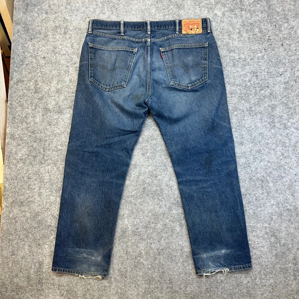 Lot of 5 Levi's 505 Straight Jeans Men's 38x30 Blue Denim Work Pants Bundle